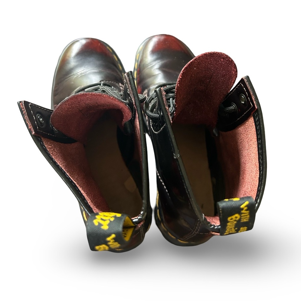 Dr. Martens Cherry Red Lace-Up Boots - Picture 5 of 7